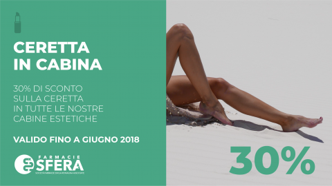 Sconto Ceretta in Cabina Estetica