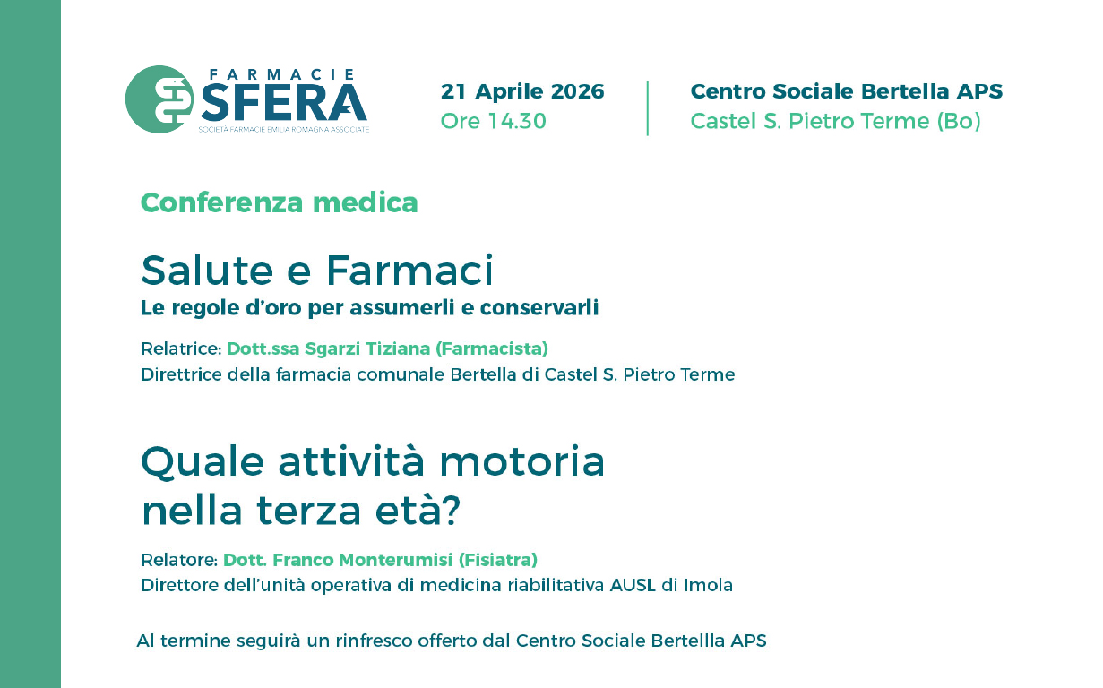 Conferenza medica al Centro Sociale Bertella APS